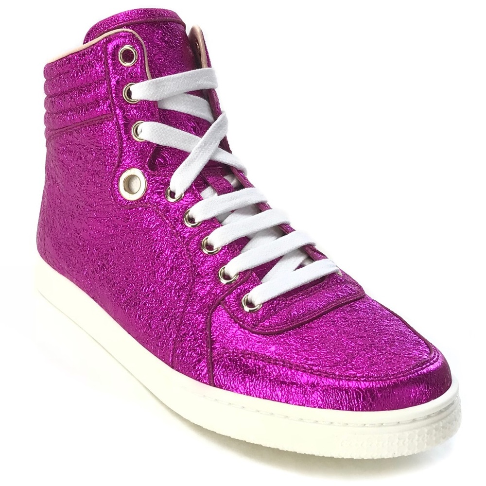 GUCCI 409793 Women's High Top Sneaker 39/9